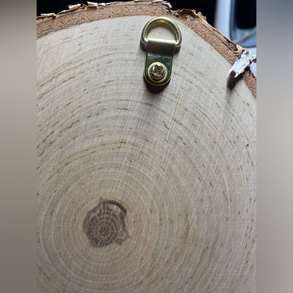 Handpainted Jack O Lantern Wood Slice w/hanging loop. Halloween Decor. - Picture 3 of 4